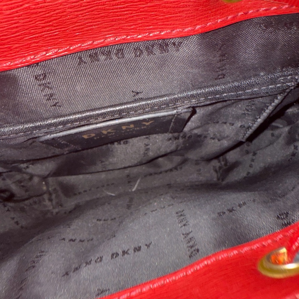 DKNY Scarlet Red Backpack - Picture 11 of 11